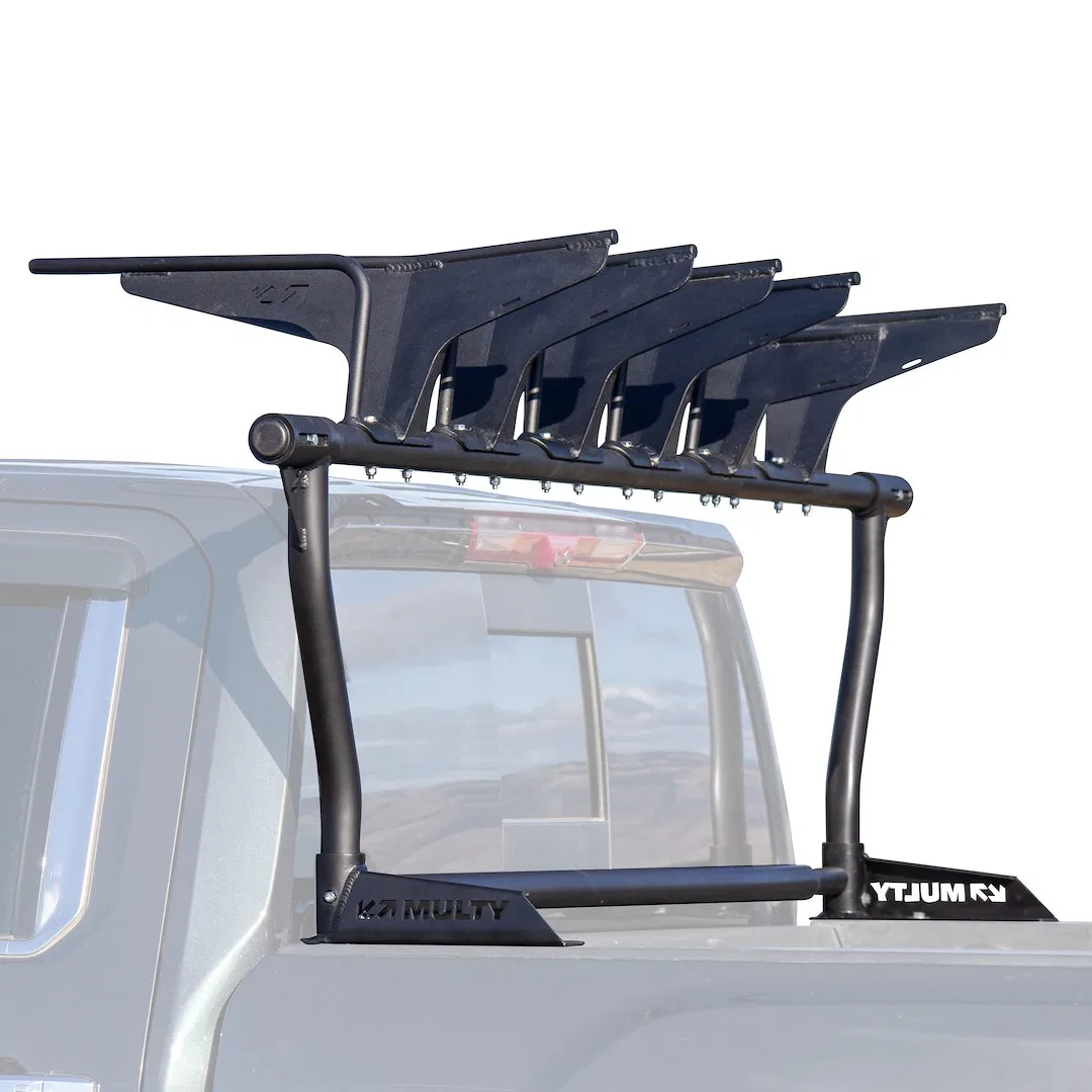 MR-2366 – MULTY RACK S Bike Rack, Bed Mount Holds 2 Bikes Vertically Cradle System With Straps Non-Foldable Texture B...
